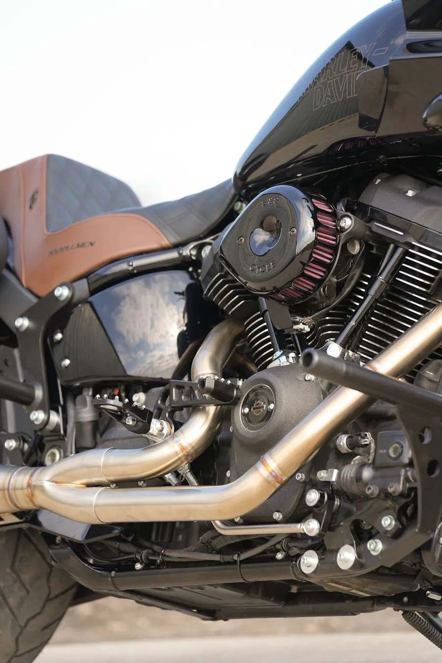 SP Concepts Big Bore Exhaust M8 Softail ST & Sport Glide (TC Bros. Mids) 2018-Present
