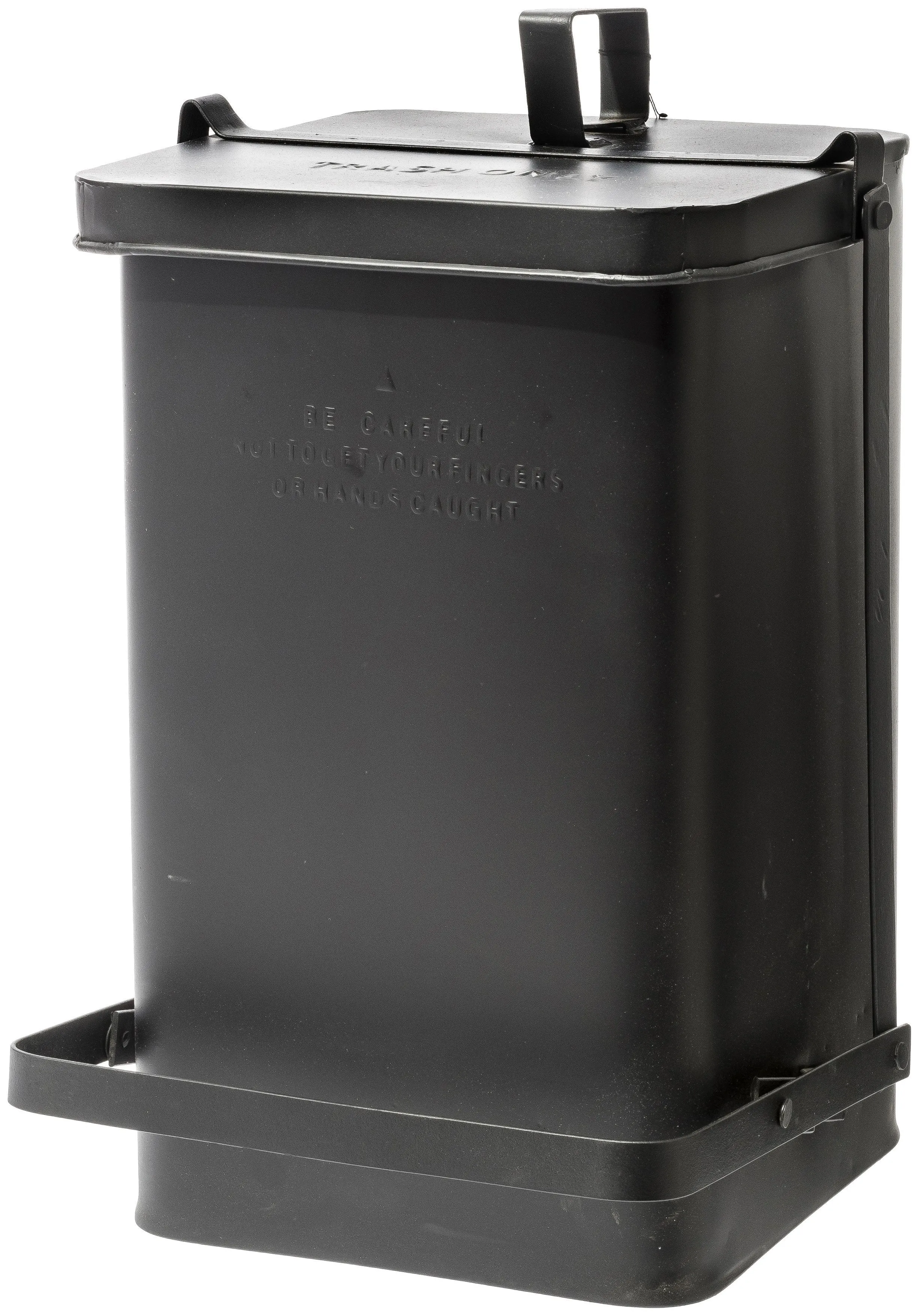 STEP TRASH CAN - BLACK