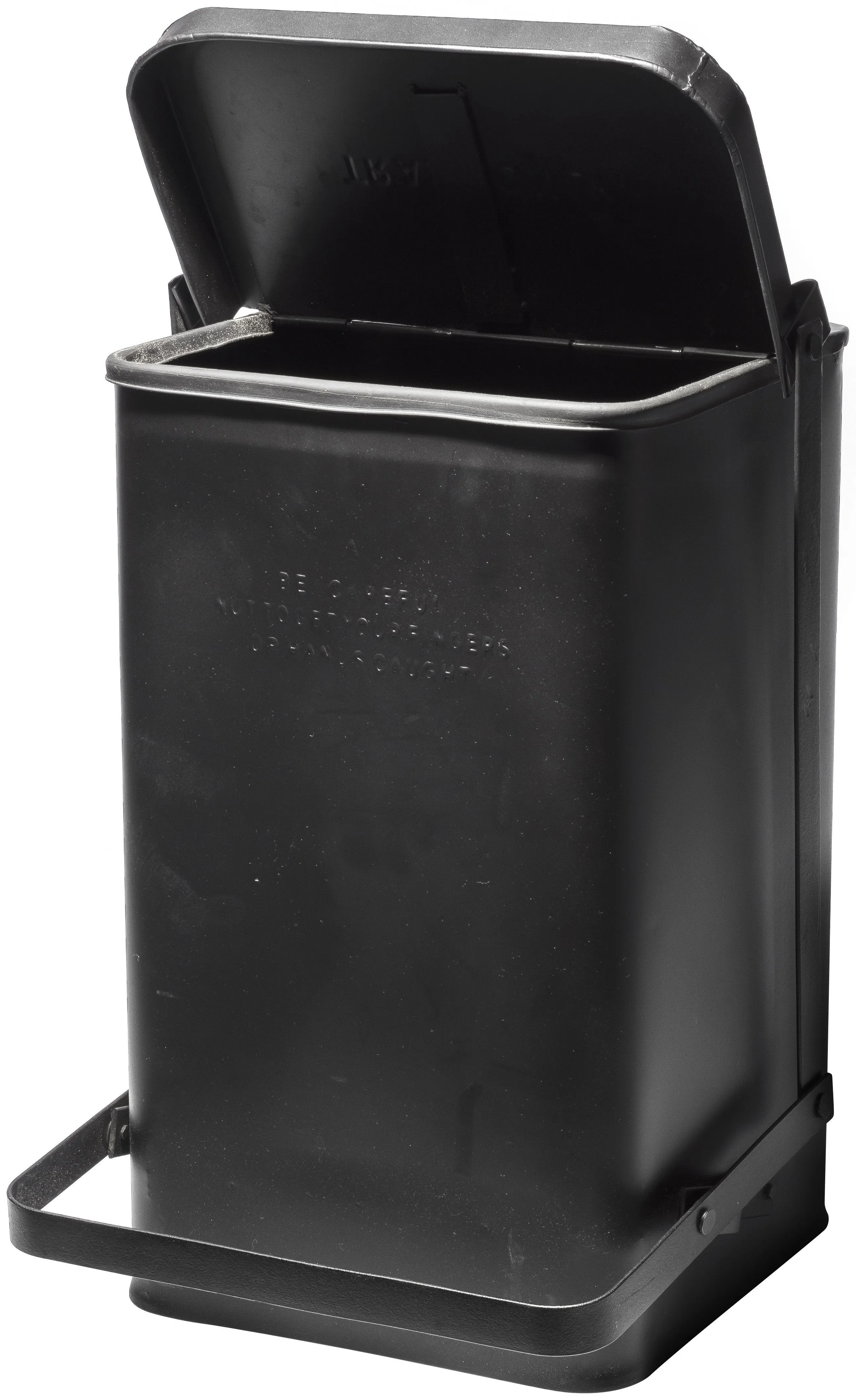 STEP TRASH CAN - BLACK