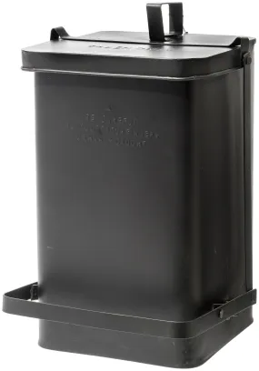 STEP TRASH CAN - BLACK
