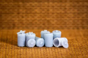 Trash Cans – 65 pack – HO Scale