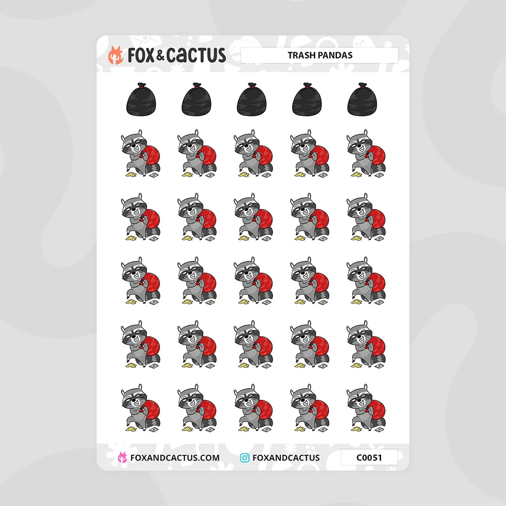 Trash Panda Stickers