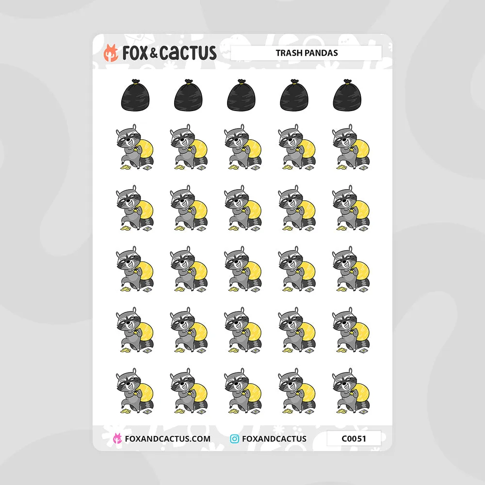 Trash Panda Stickers