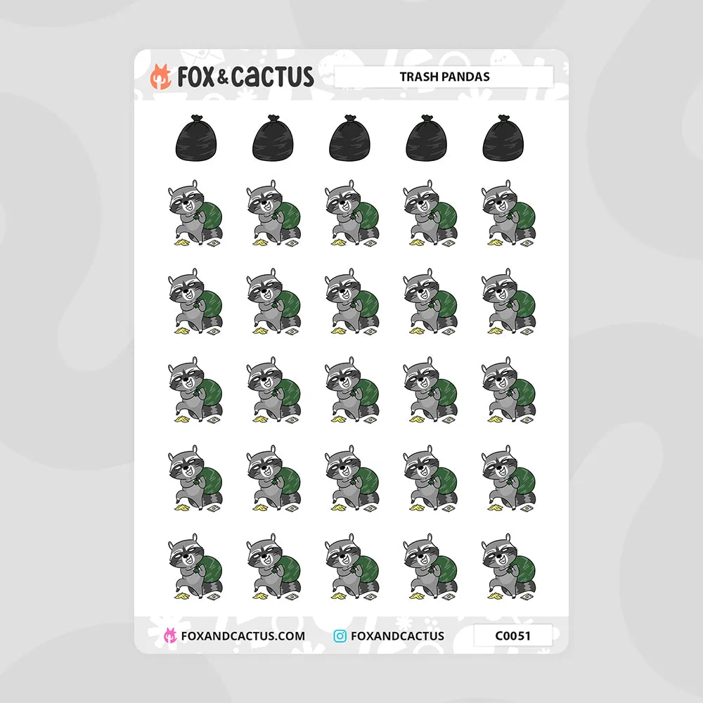 Trash Panda Stickers
