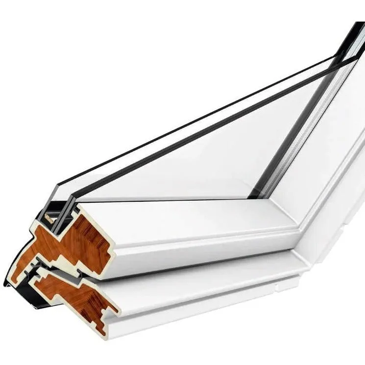 VELUX GGU SK06 006721U Triple Glazed High Energy Efficiency White Polyurethane INTEGRA® Electric Window (114 x 118 cm)