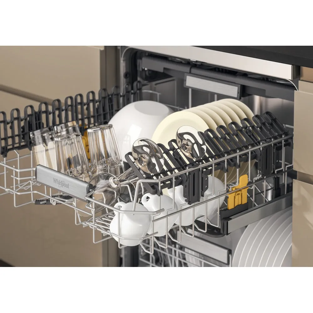 Whirlpool 13 Place Settings Freestanding Standard Dishwasher - Inox | W7FHS51XUK