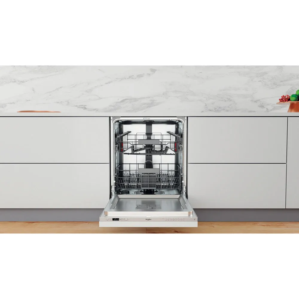 Whirlpool 60CM Integrated Standard Dishwasher - Silver | WIC3C26NUK