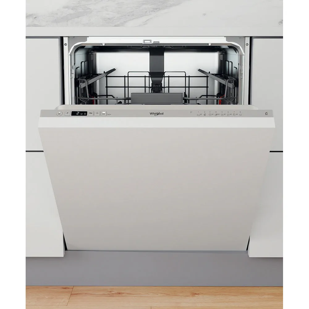 Whirlpool 60CM Integrated Standard Dishwasher - Silver | WIC3C26NUK