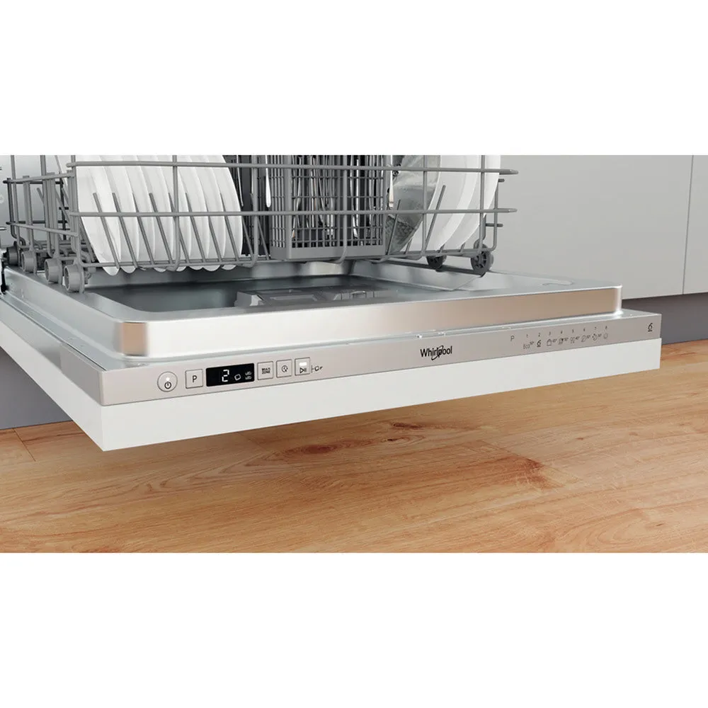 Whirlpool 60CM Integrated Standard Dishwasher - Silver | WIC3C26NUK