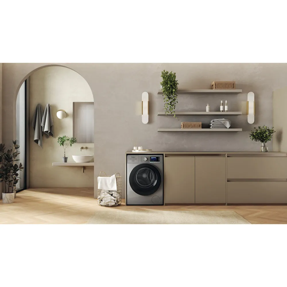 Whirlpool Supreme Silence 10KG 1400RPM Freestanding Washing Machine - Silver | W8 09ADS SILENCE UK