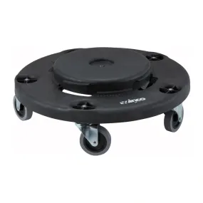 Winco DLR-18 Round Trash Can Dolly, 18"
