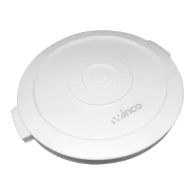 Winco PTCL-20W White Cover for PTC-20W Trash Can
