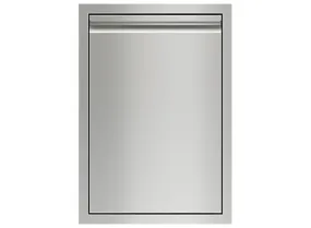 Wolf 827370 18 Inch Double Trash/Recycling Drawer: Stainless Steel