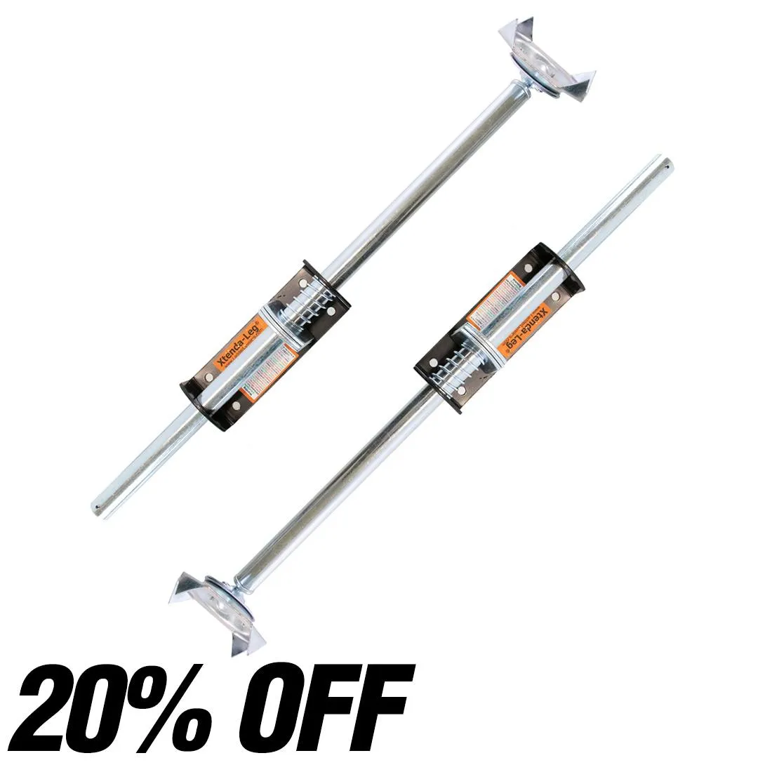 Xtenda-Leg Ladder Levelers - Cleated Feet