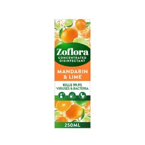 Zoflora Concentrated Disinfectant Mandarin and Lime 250ml