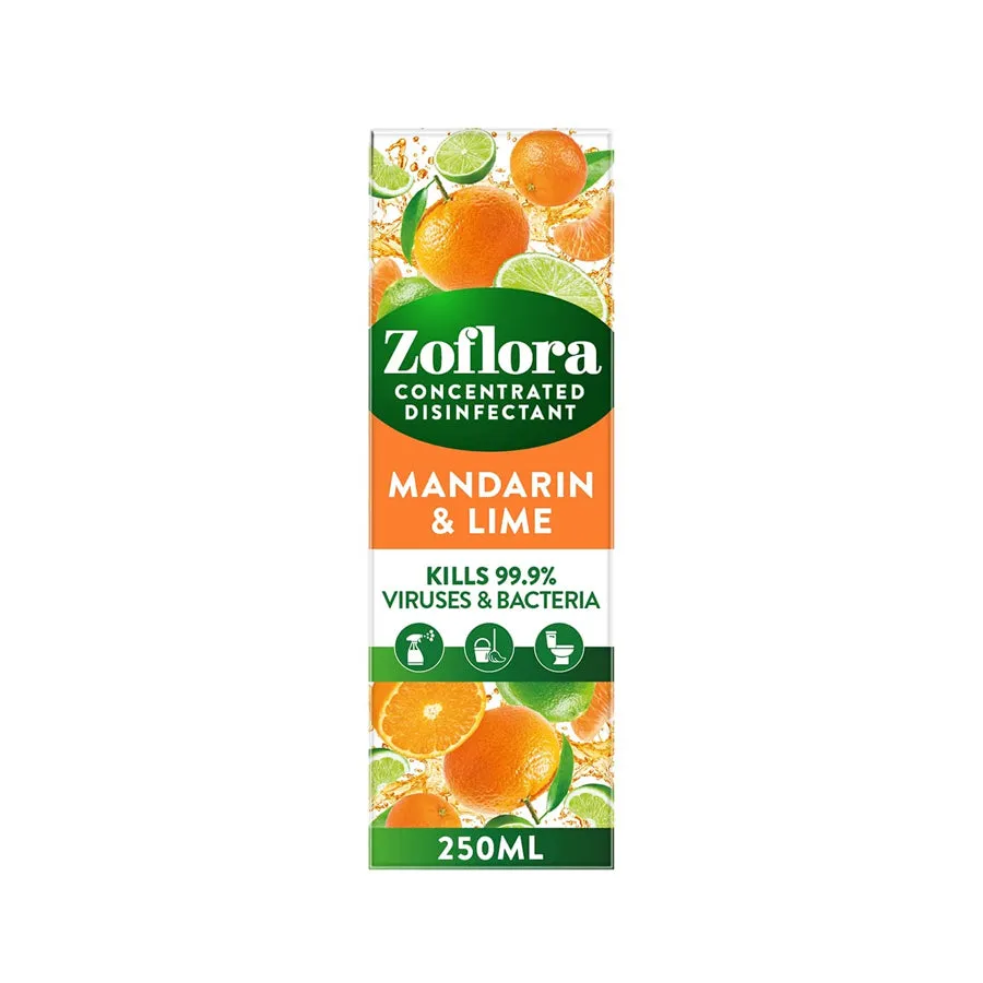 Zoflora Concentrated Disinfectant Mandarin and Lime 250ml