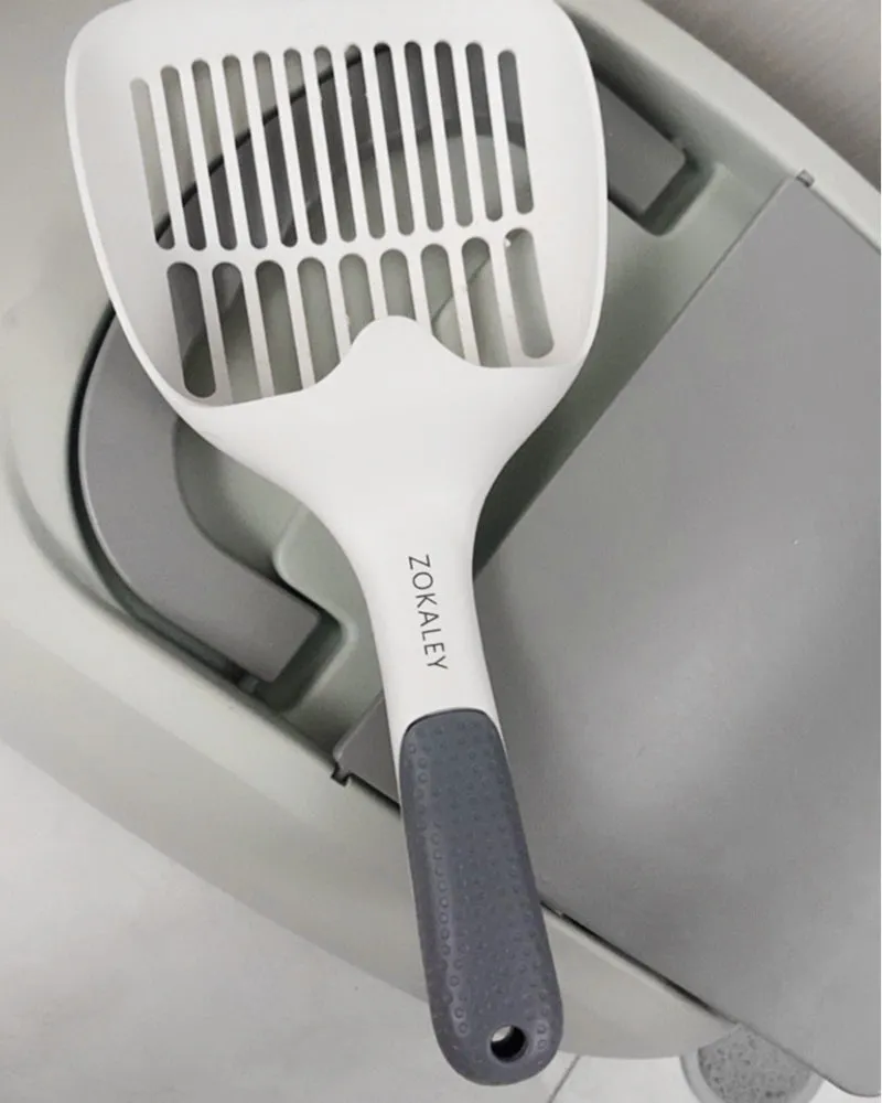 ZOKALEY pet shovel, cat shovel-fine litter sieve cat litter scoop-sieve cat litter scoop-plastic cat litter scoop-pet reptile cat litter cleaning scoop